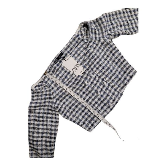 Zara textured off the shoulder crop top - Picture 10 of 13